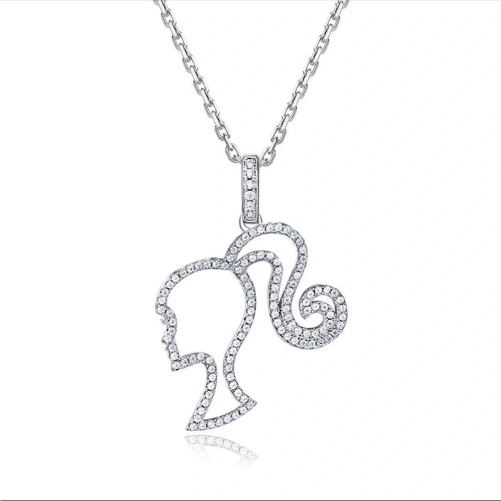 Barbie Silhouette Necklace